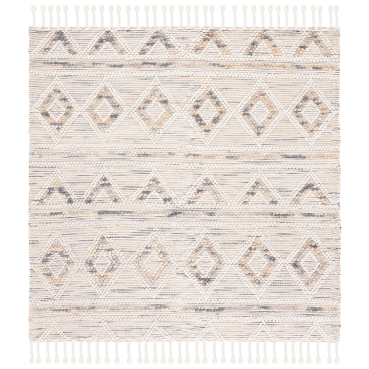 SAFAVIEH Natura NAT175F Handmade Ivory / Grey Rug Image 1