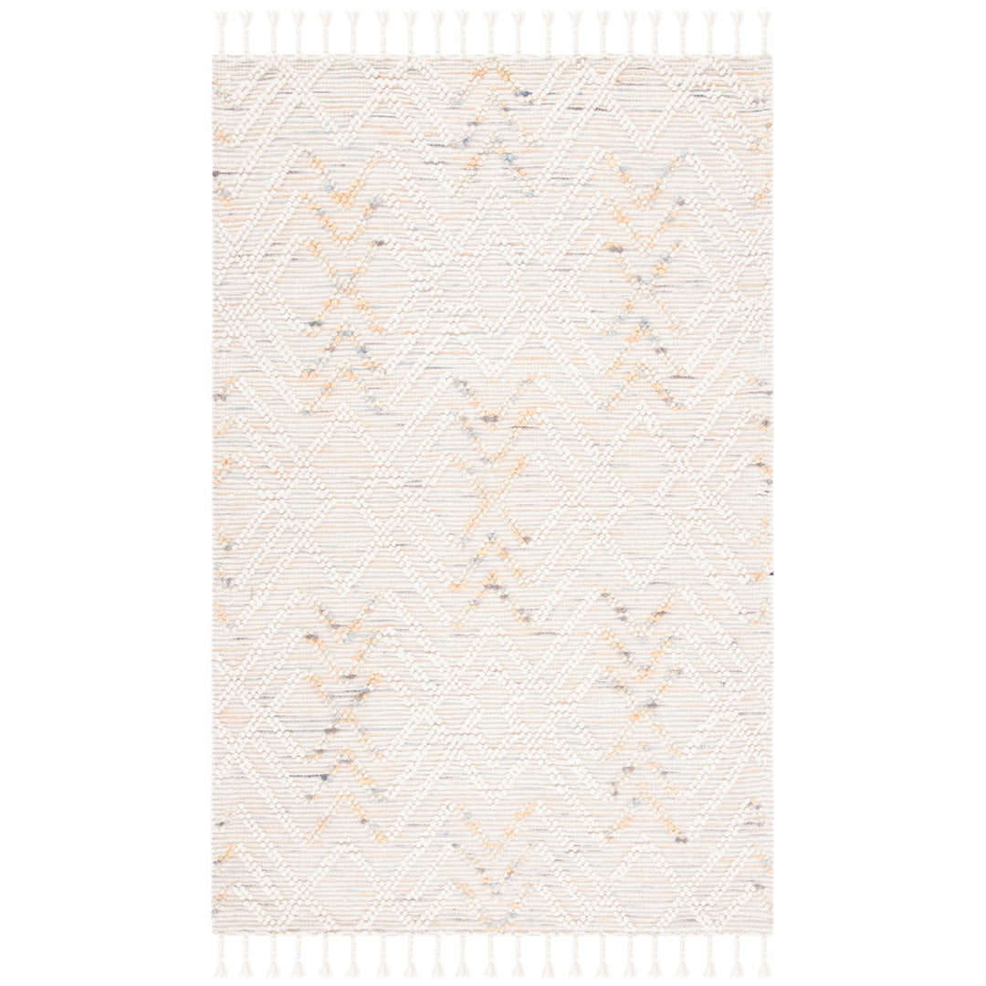 SAFAVIEH Natura NAT179P Handmade Ivory / Orange Rug Image 1