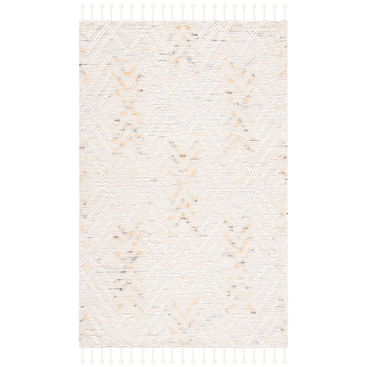 SAFAVIEH Natura NAT179P Handmade Ivory / Orange Rug Image 1