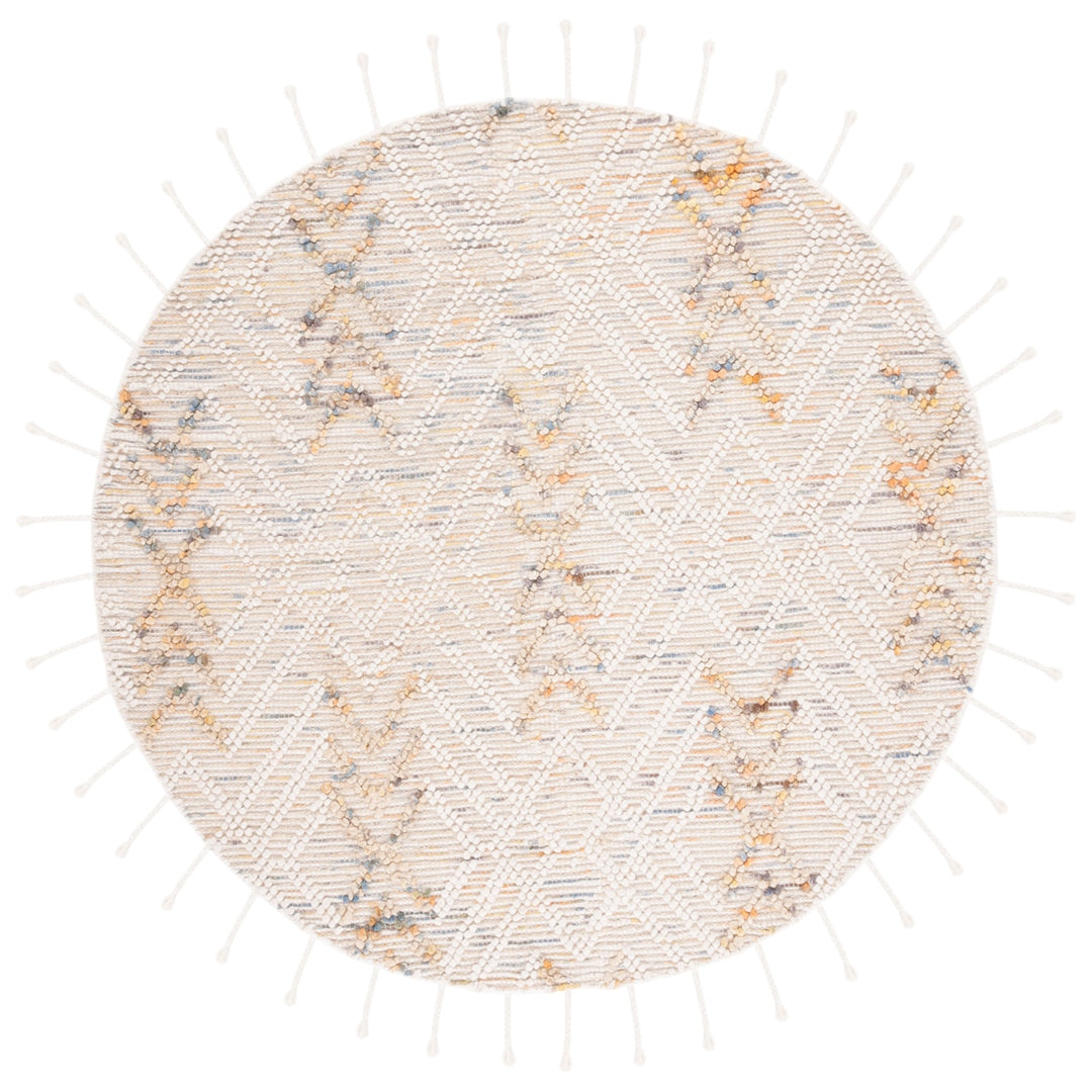 SAFAVIEH Natura NAT179P Handmade Ivory / Orange Rug Image 4