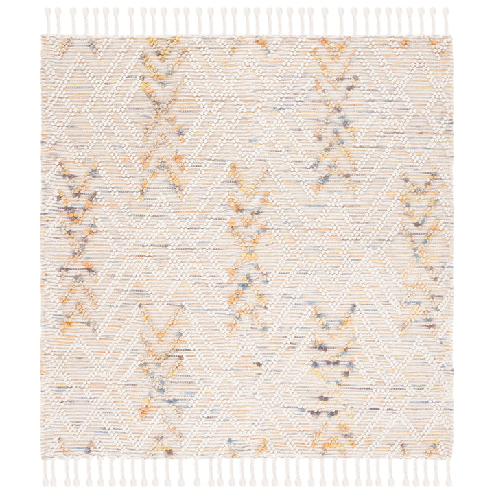 SAFAVIEH Natura NAT179P Handmade Ivory / Orange Rug Image 6