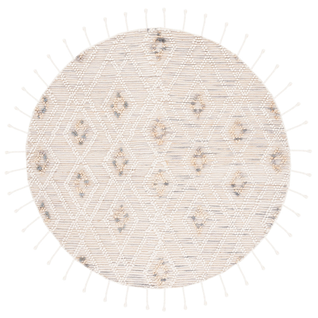 SAFAVIEH Natura NAT181F Handmade Ivory / Grey Rug Image 4