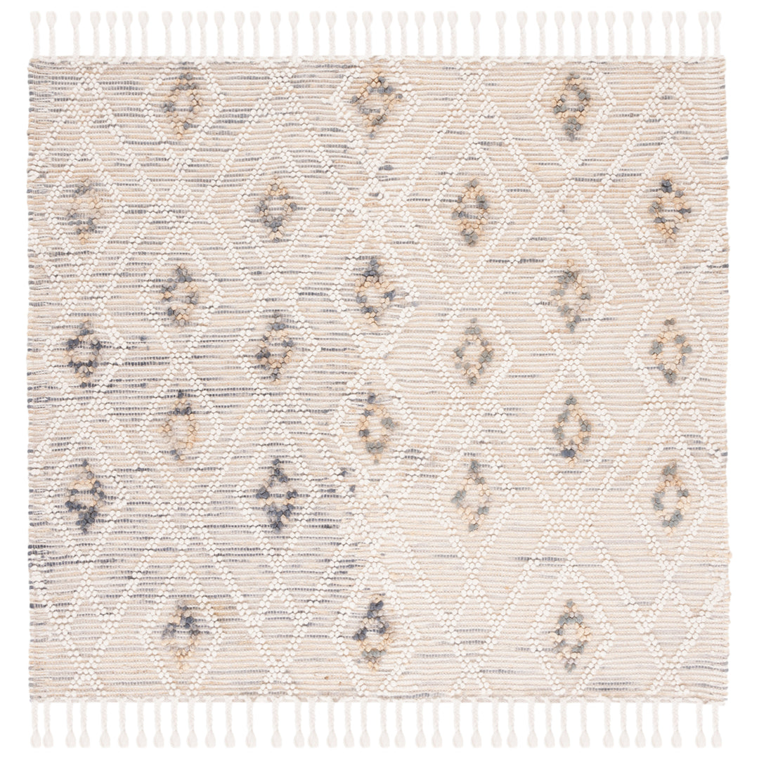 SAFAVIEH Natura NAT181F Handmade Ivory / Grey Rug Image 6