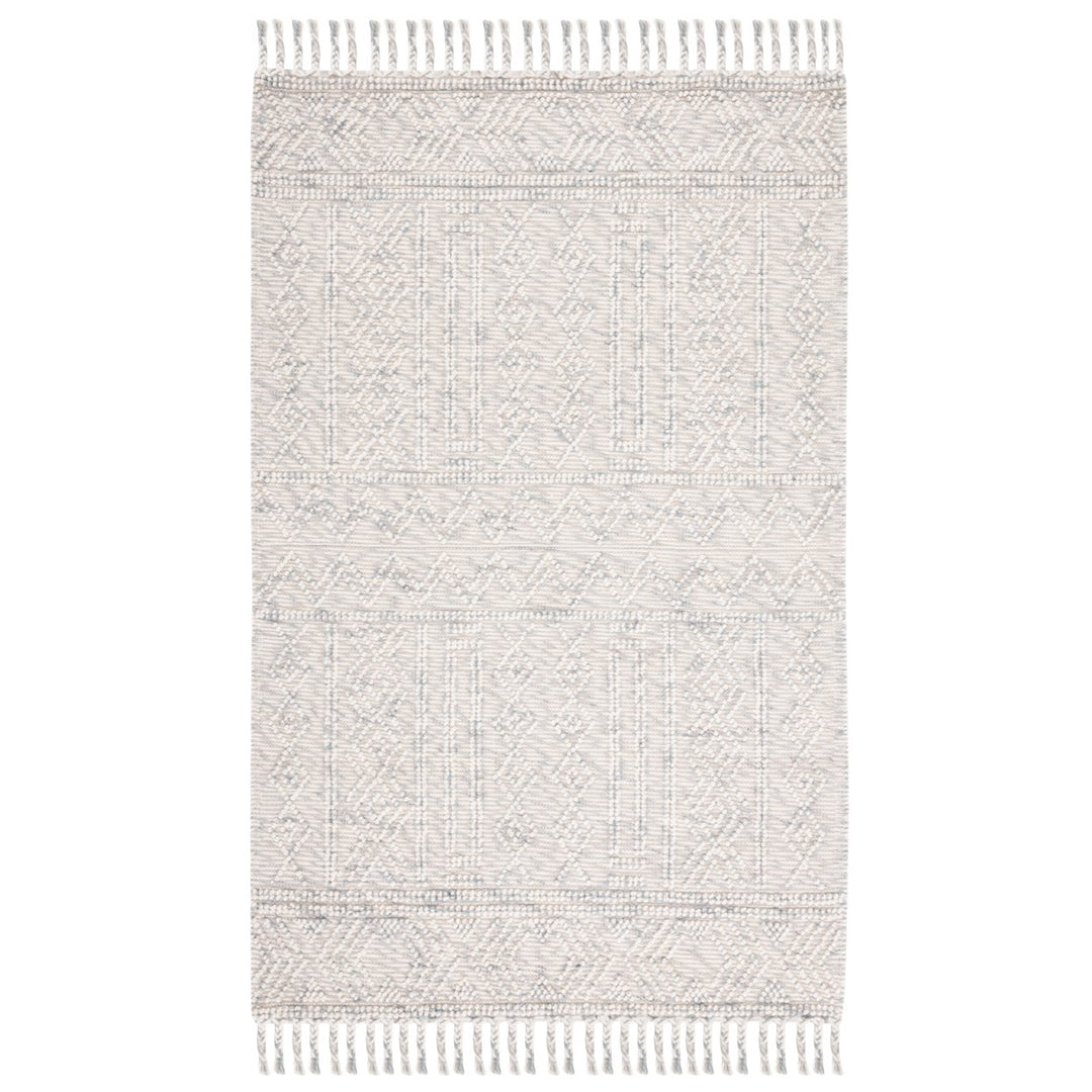 SAFAVIEH Natura NAT185F Handmade Grey / Ivory Rug Image 2