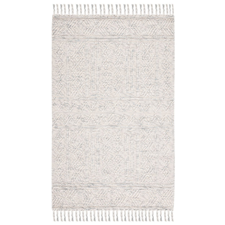 SAFAVIEH Natura NAT185F Handmade Grey / Ivory Rug Image 2