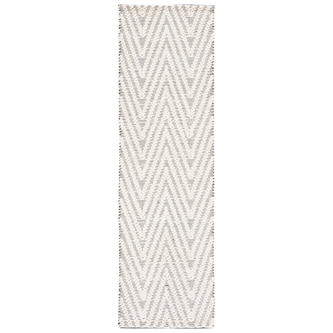 SAFAVIEH Natura NAT277A Handwoven Ivory / Black Rug Image 3