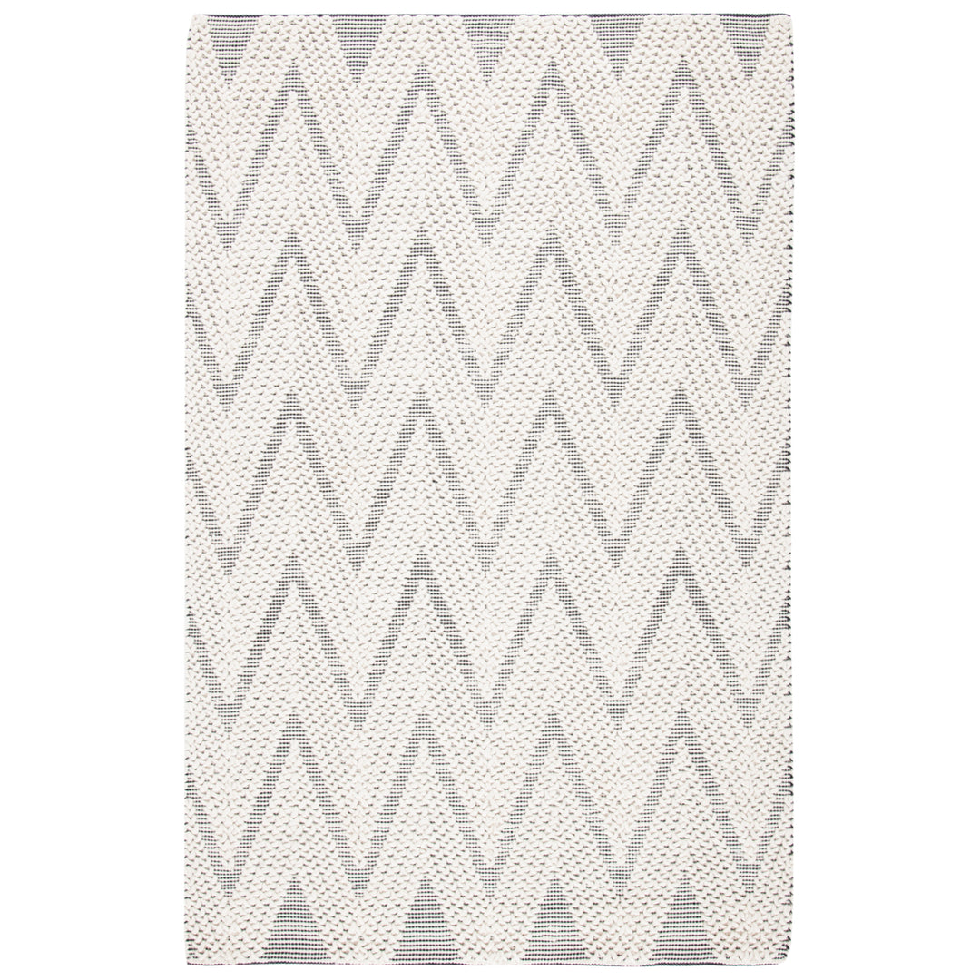 SAFAVIEH Natura NAT279A Handwoven Ivory / Black Rug Image 8