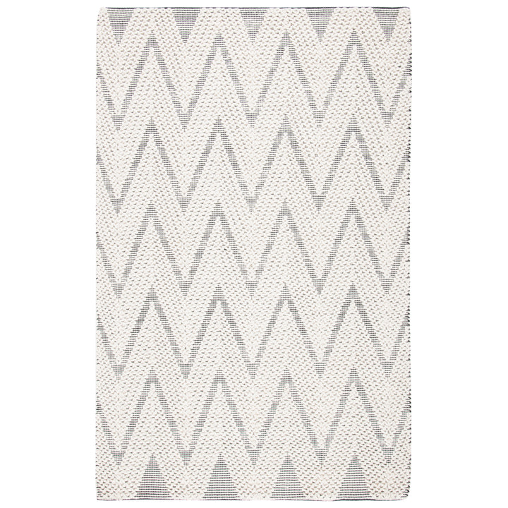 SAFAVIEH Natura NAT279A Handwoven Ivory / Black Rug Image 8