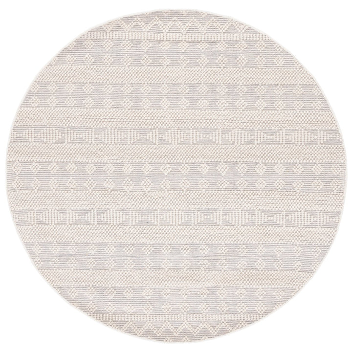 SAFAVIEH Natura NAT309A Handwoven Ivory / Blue Rug Image 1