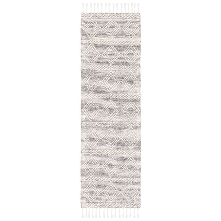 SAFAVIEH Natura NAT307A Handwoven Ivory / Black Rug Image 1