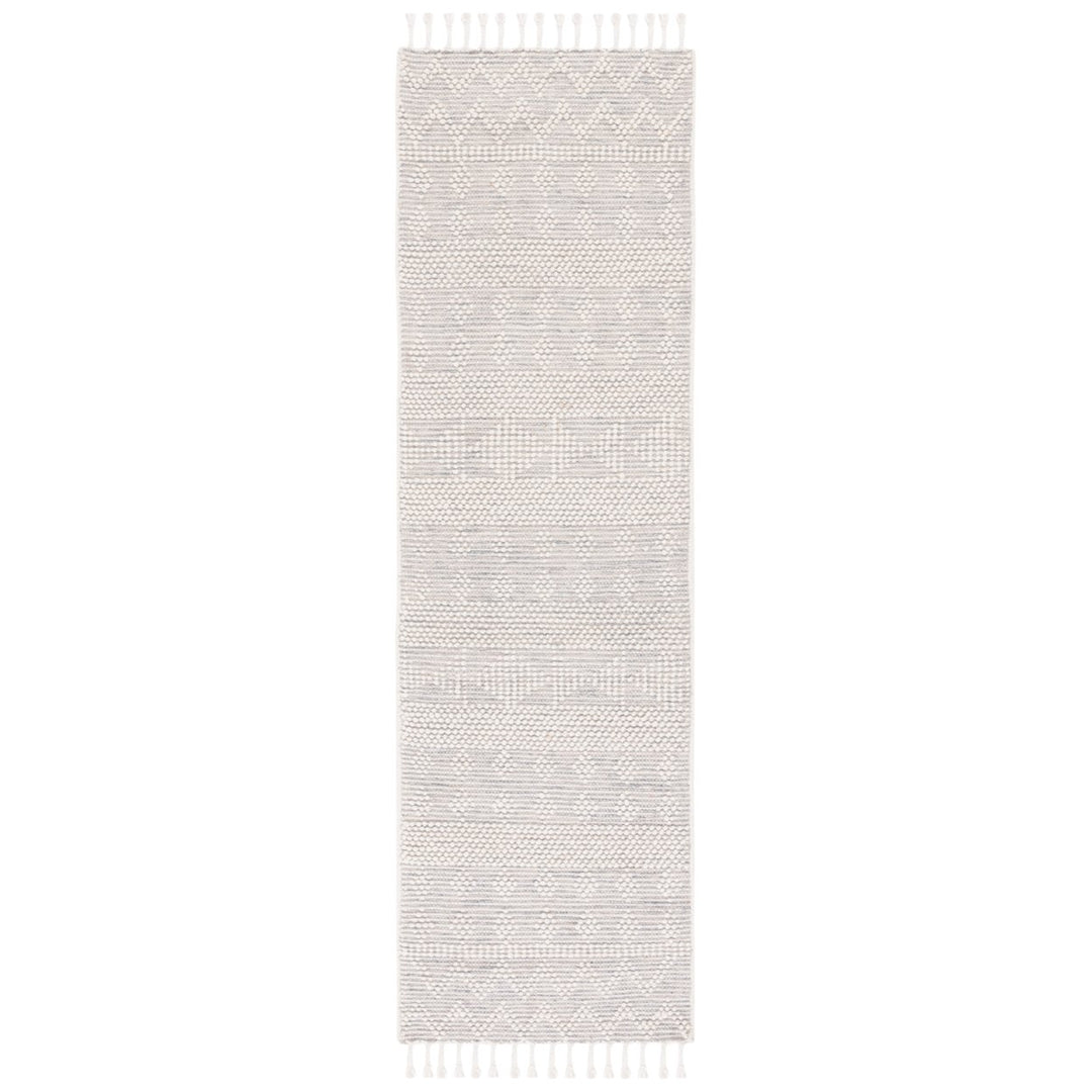 SAFAVIEH Natura NAT309A Handwoven Ivory / Blue Rug Image 1