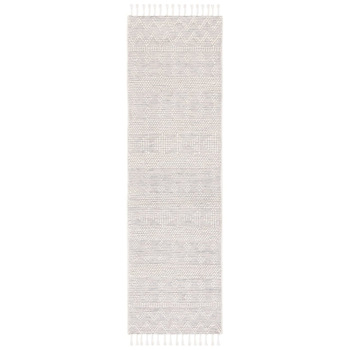 SAFAVIEH Natura NAT309A Handwoven Ivory / Blue Rug Image 1