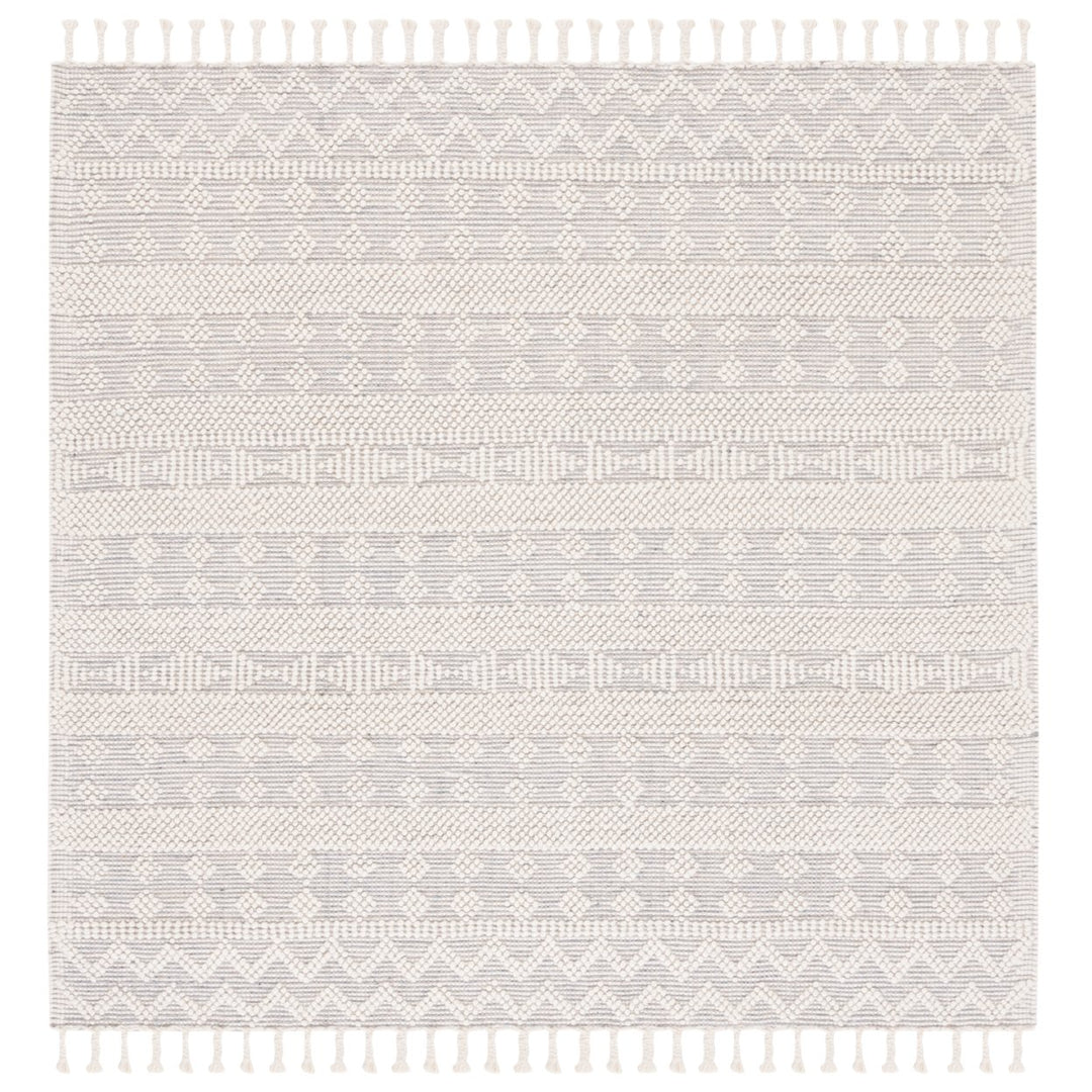 SAFAVIEH Natura NAT309A Handwoven Ivory / Blue Rug Image 1