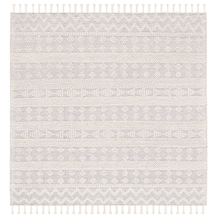 SAFAVIEH Natura NAT309A Handwoven Ivory / Blue Rug Image 1