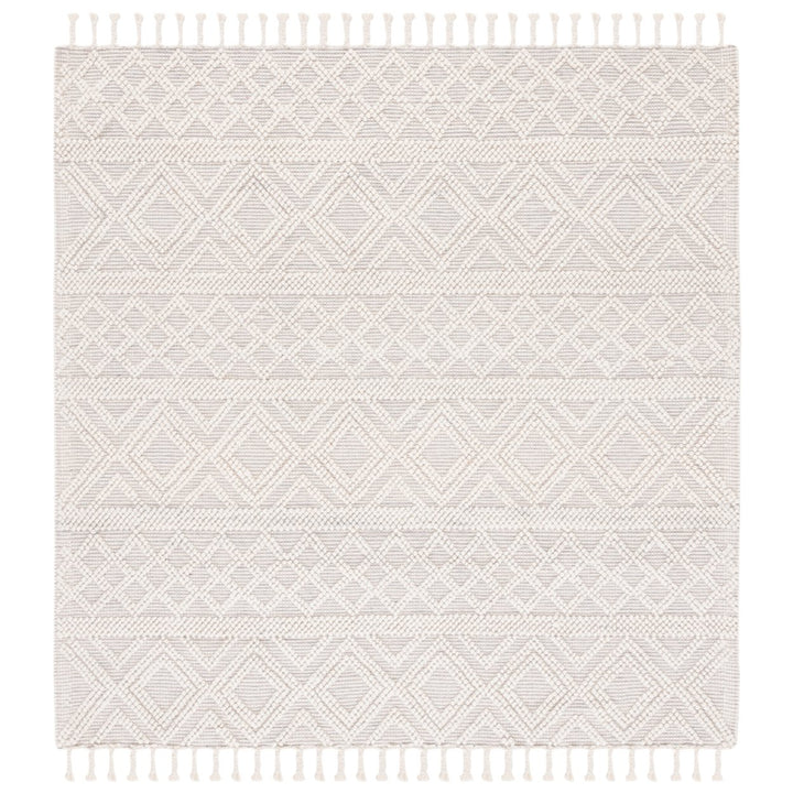 SAFAVIEH Natura NAT308A Handwoven Ivory / Blue Rug Image 4