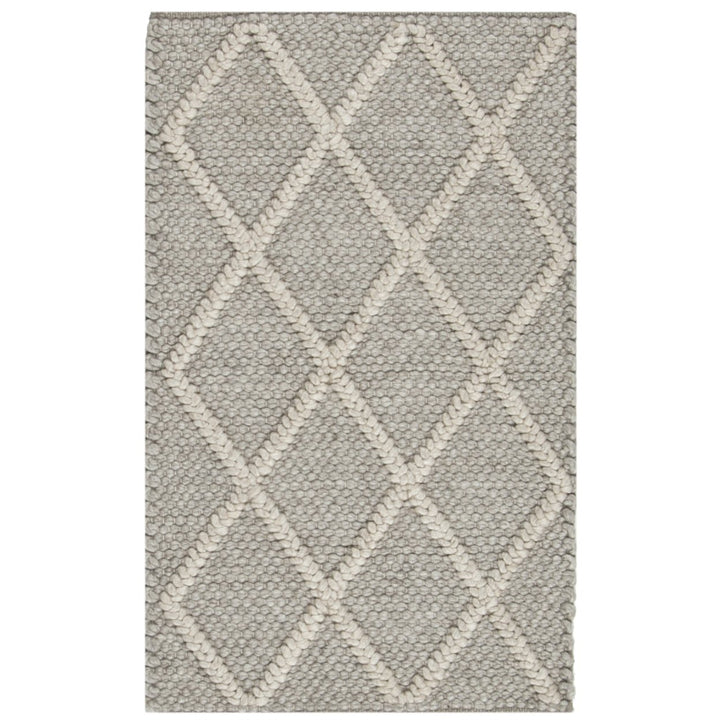 SAFAVIEH Natura Collection NAT310C Handwoven Grey Rug Image 7