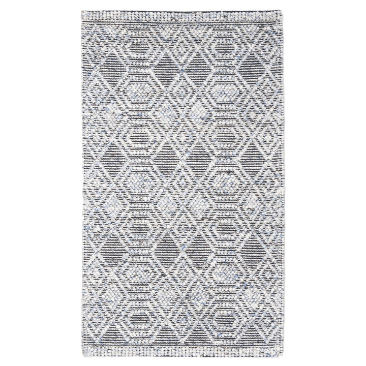 SAFAVIEH Natura Collection NAT312M Handwoven Blue Rug Image 1