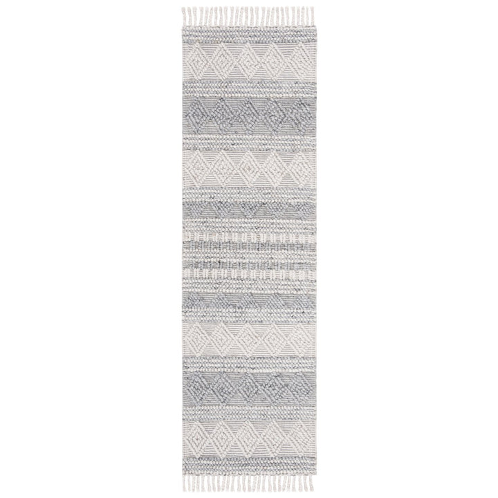 SAFAVIEH Natura Collection NAT317G Handwoven Silver Rug Image 1