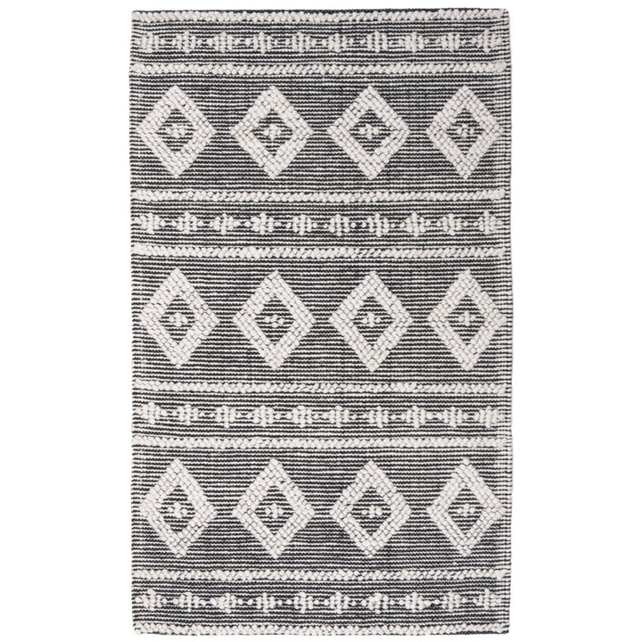 SAFAVIEH Natura Collection NAT315G Handwoven Silver Rug Image 1