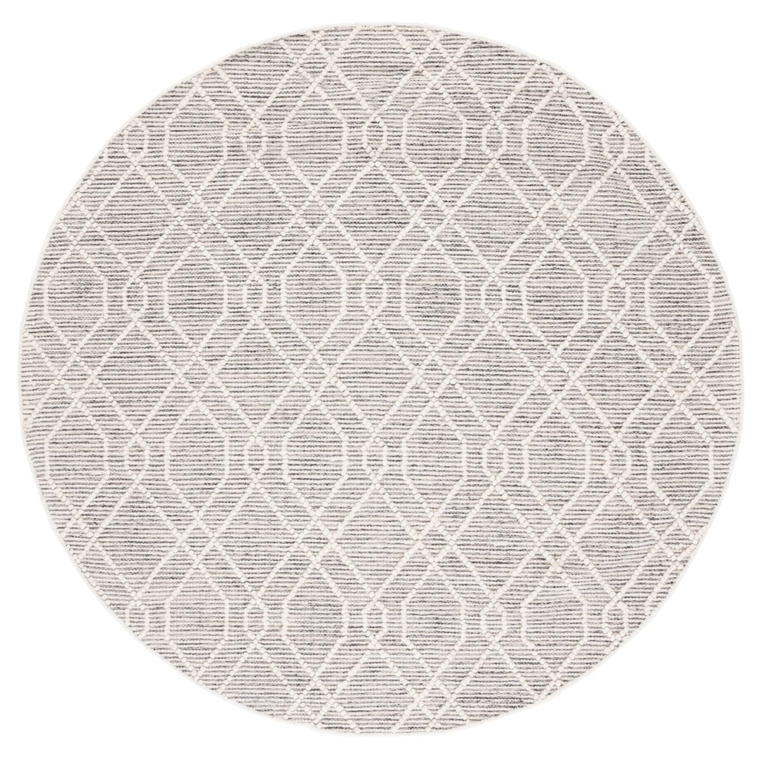 SAFAVIEH Natura NAT323A Handwoven Ivory / Black Rug Image 1