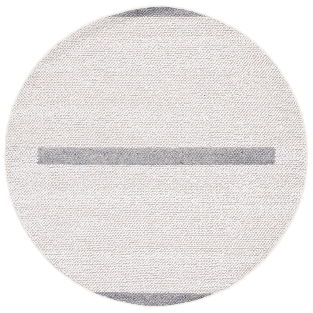 SAFAVIEH Natura NAT324G Handwoven Ivory / Grey Rug Image 1