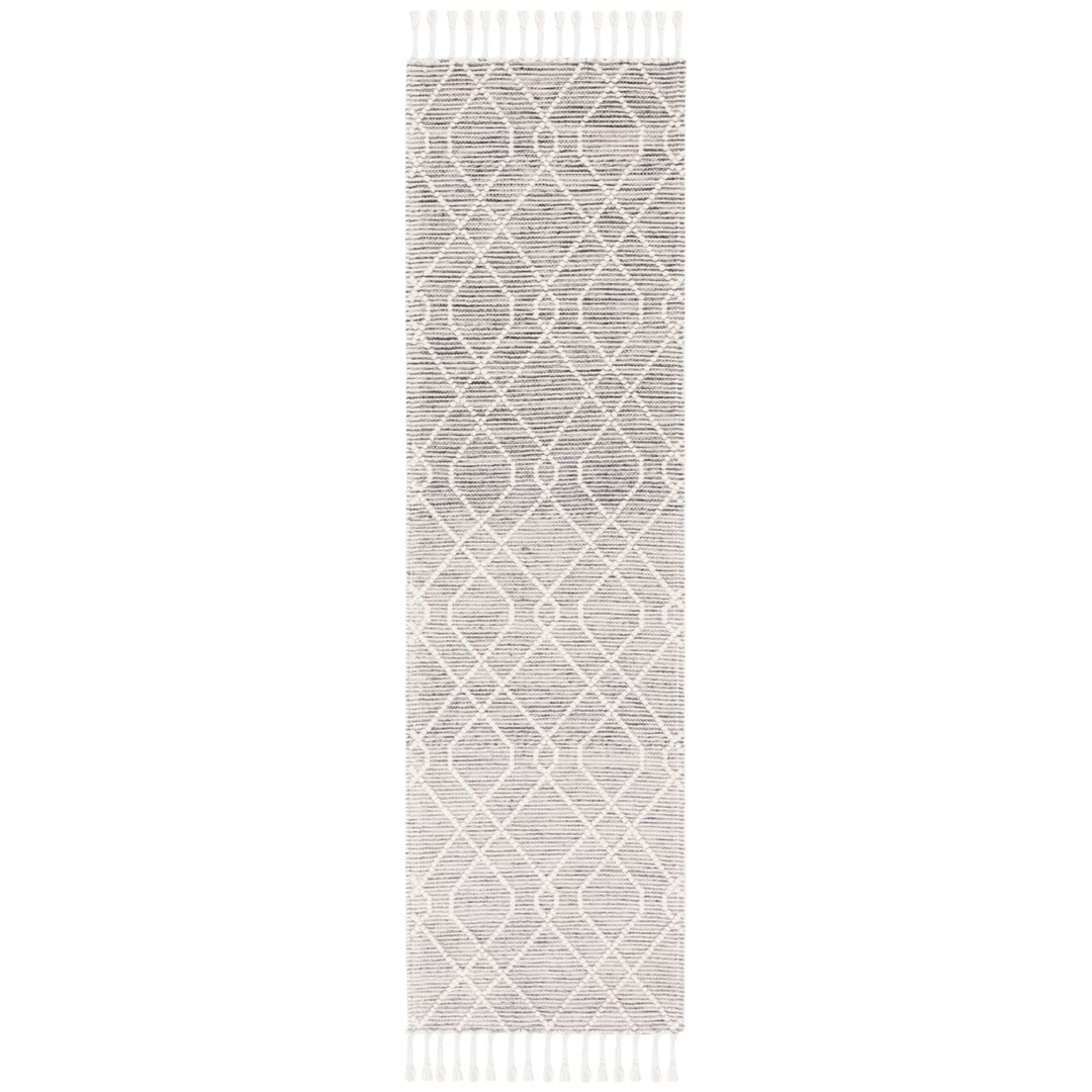 SAFAVIEH Natura NAT323A Handwoven Ivory / Black Rug Image 3