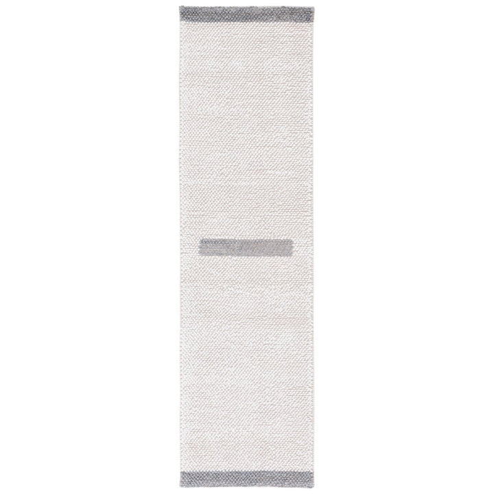 SAFAVIEH Natura NAT324G Handwoven Ivory / Grey Rug Image 1