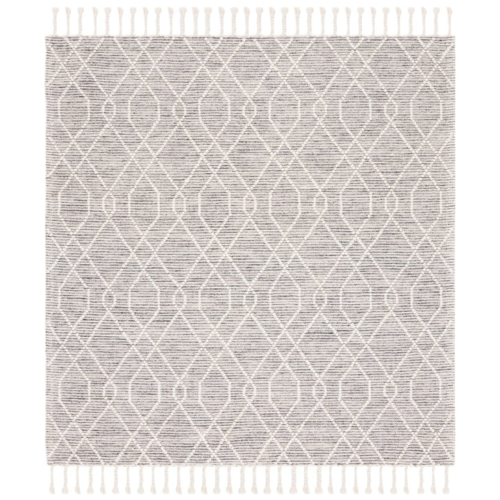 SAFAVIEH Natura NAT323A Handwoven Ivory / Black Rug Image 1