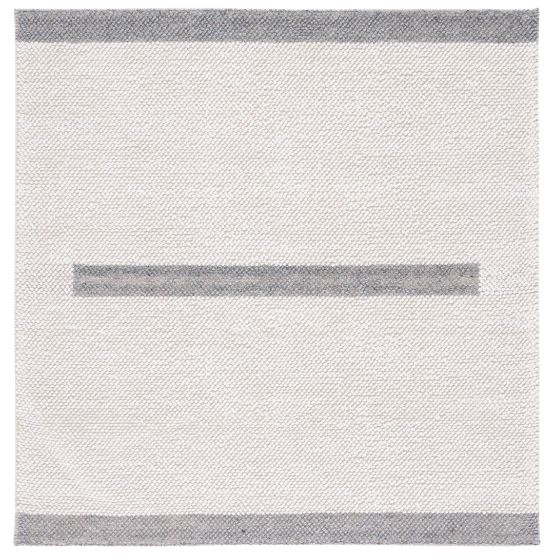 SAFAVIEH Natura NAT324G Handwoven Ivory / Grey Rug Image 1