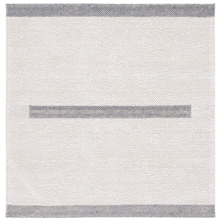 SAFAVIEH Natura NAT324G Handwoven Ivory / Grey Rug Image 1