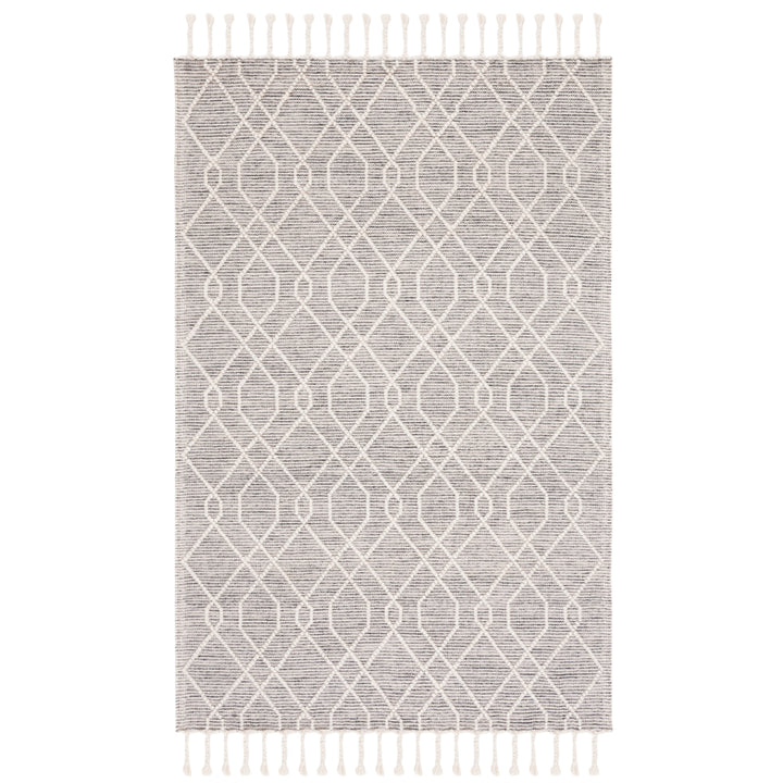 SAFAVIEH Natura NAT323A Handwoven Ivory / Black Rug Image 1