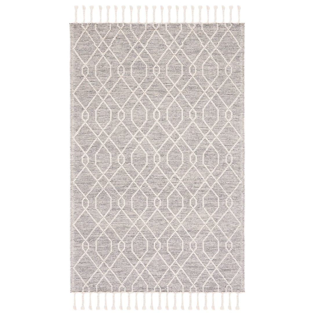 SAFAVIEH Natura NAT323A Handwoven Ivory / Black Rug Image 8