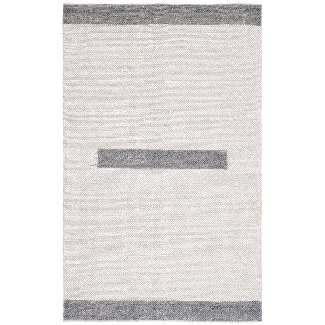 SAFAVIEH Natura NAT324G Handwoven Ivory / Grey Rug Image 1