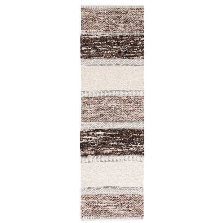 SAFAVIEH Natura NAT326T Handwoven Brown / Ivory Rug Image 1