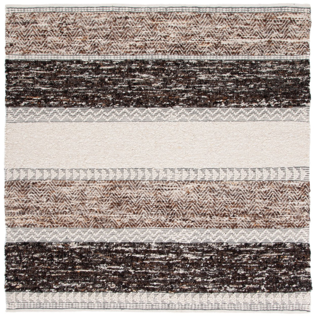 SAFAVIEH Natura NAT326T Handwoven Brown / Ivory Rug Image 1