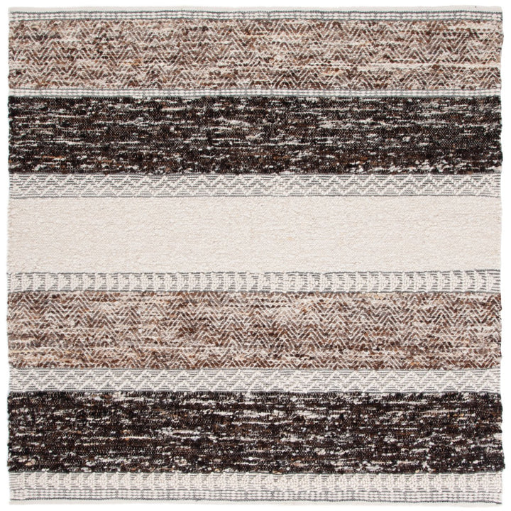 SAFAVIEH Natura NAT326T Handwoven Brown / Ivory Rug Image 1