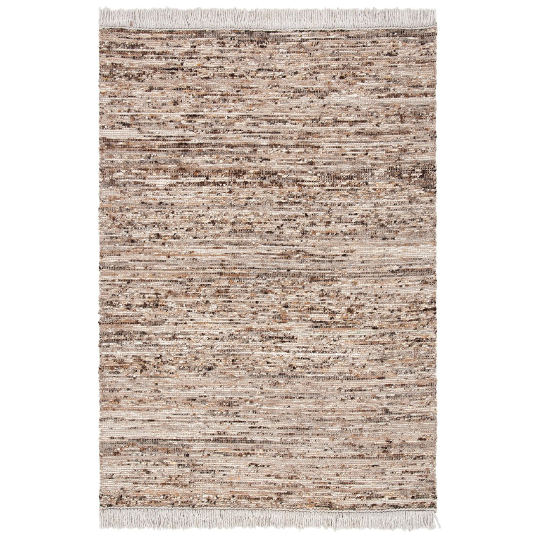 SAFAVIEH Natura NAT327T Handwoven Brown / Ivory Rug Image 1