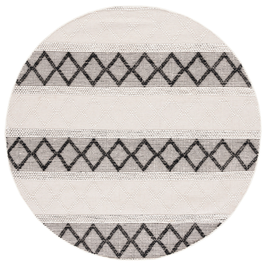 SAFAVIEH Natura NAT334A Handwoven Ivory / Black Rug Image 4