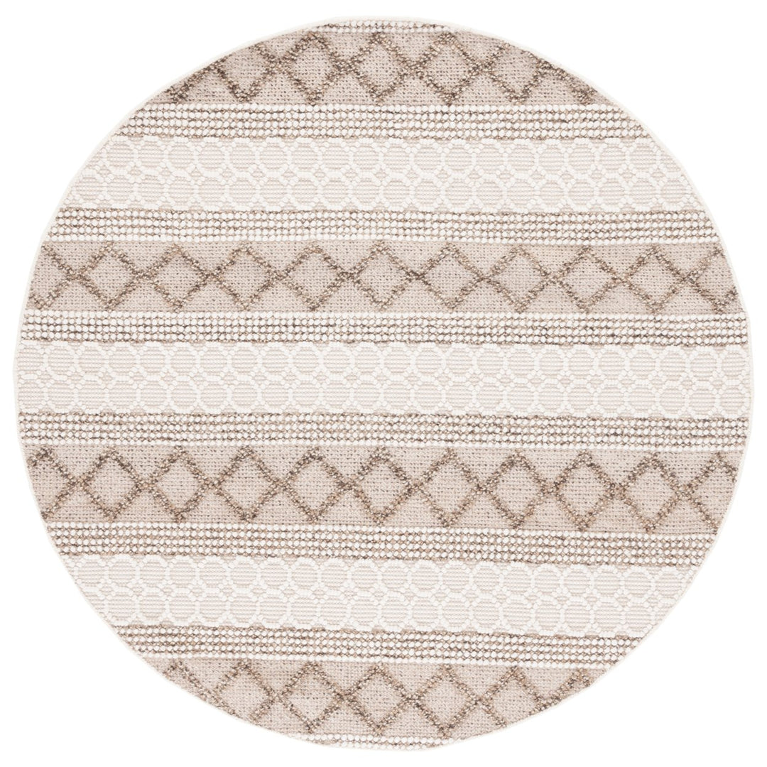 SAFAVIEH Natura NAT337A Handwoven Ivory / Brown Rug Image 4