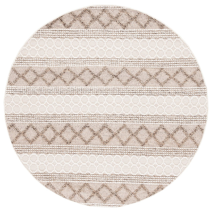 SAFAVIEH Natura NAT337A Handwoven Ivory / Brown Rug Image 4