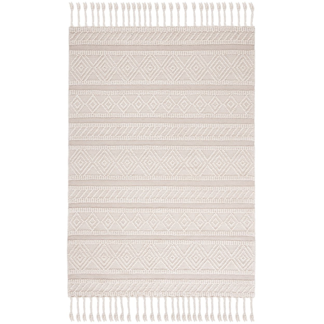 SAFAVIEH Natura NAT338A Handwoven Ivory / Beige Rug Image 1