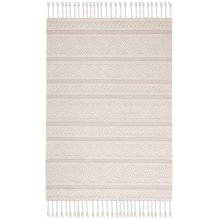 SAFAVIEH Natura NAT338A Handwoven Ivory / Beige Rug Image 1