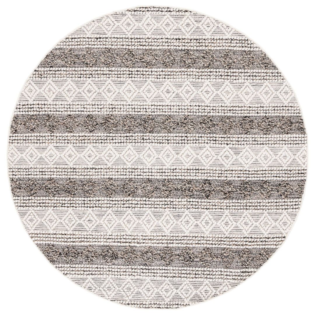 SAFAVIEH Natura NAT336A Handwoven Ivory / Black Rug Image 1