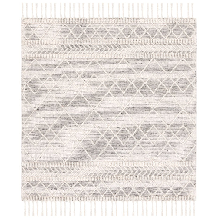 SAFAVIEH Natura NAT339A Handwoven Ivory / Black Rug Image 1