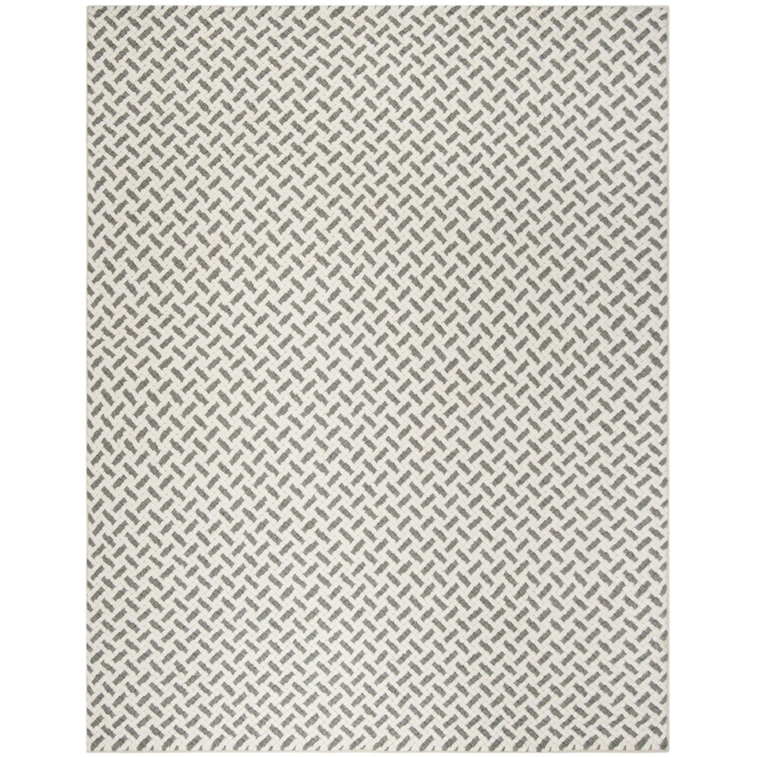 SAFAVIEH Natura NAT401A Handwoven Grey / Ivory Rug Image 1