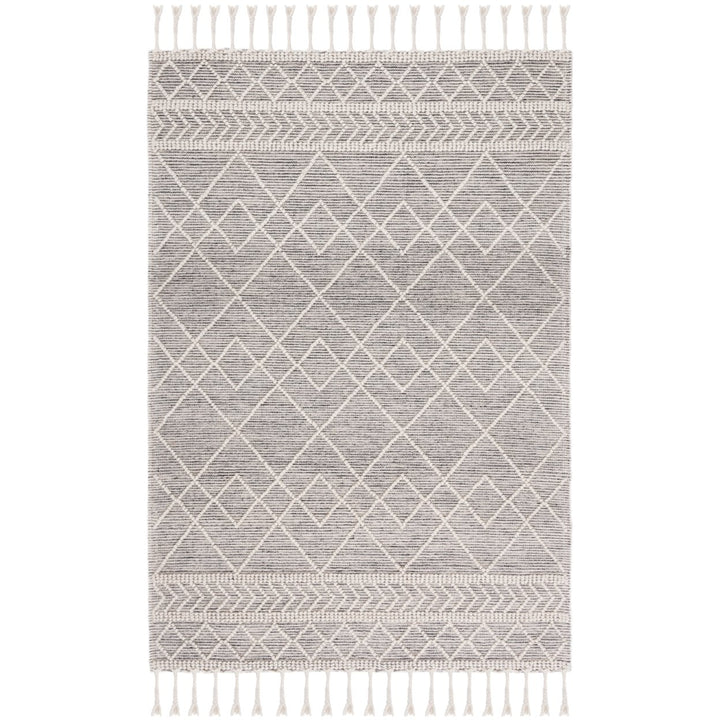 SAFAVIEH Natura NAT339A Handwoven Ivory / Black Rug Image 1