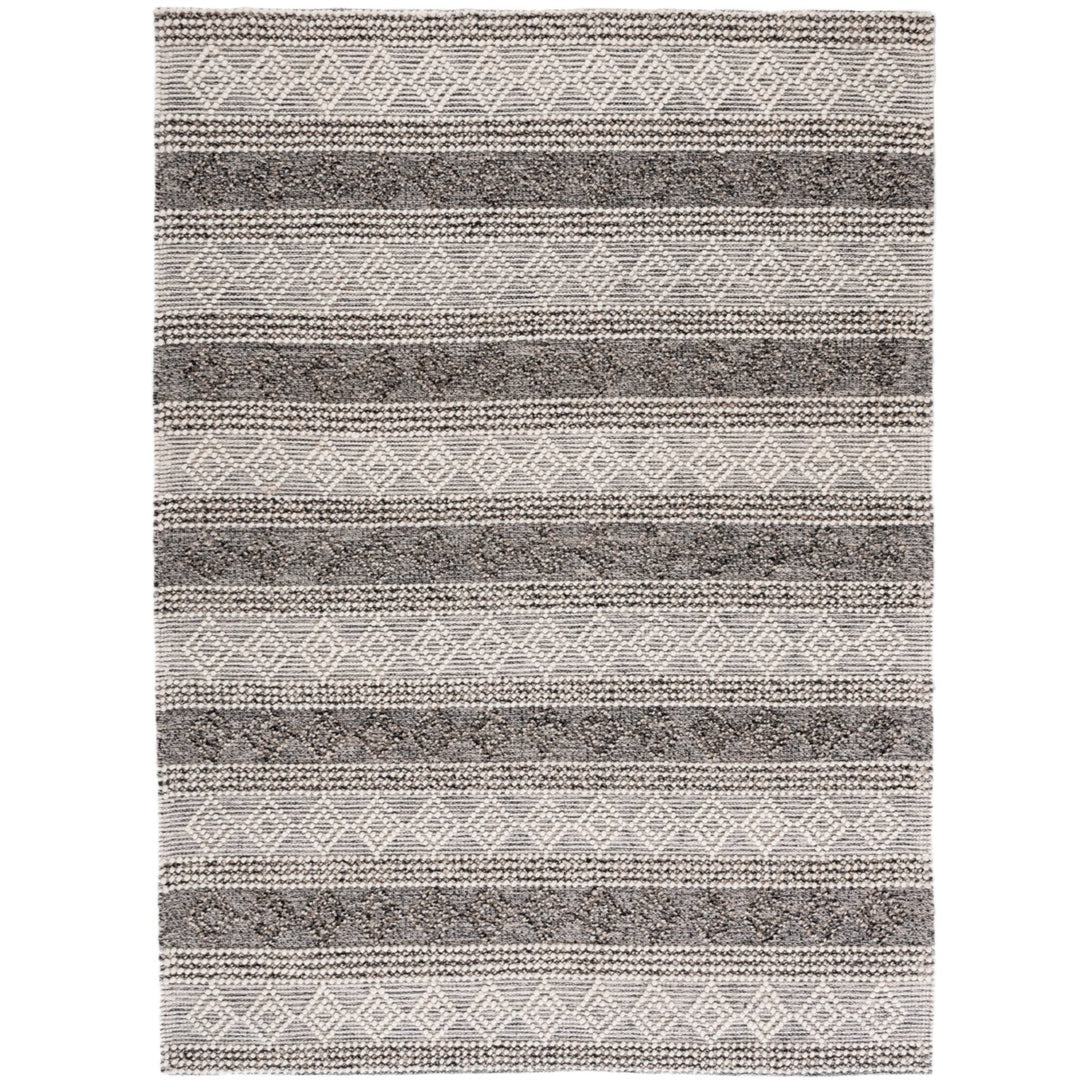 SAFAVIEH Natura NAT336A Handwoven Ivory / Black Rug Image 1