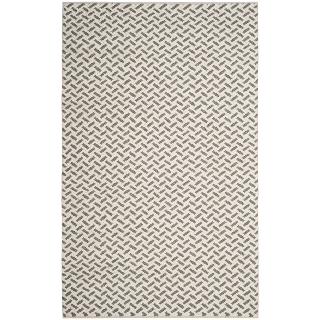 SAFAVIEH Natura NAT401A Handwoven Grey / Ivory Rug Image 7