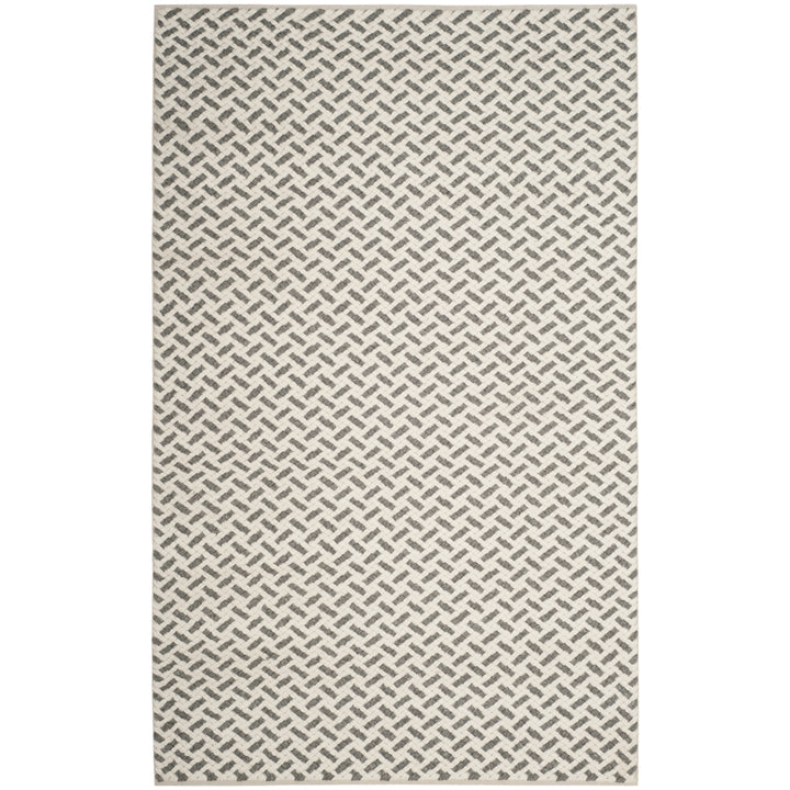 SAFAVIEH Natura NAT401A Handwoven Grey / Ivory Rug Image 7