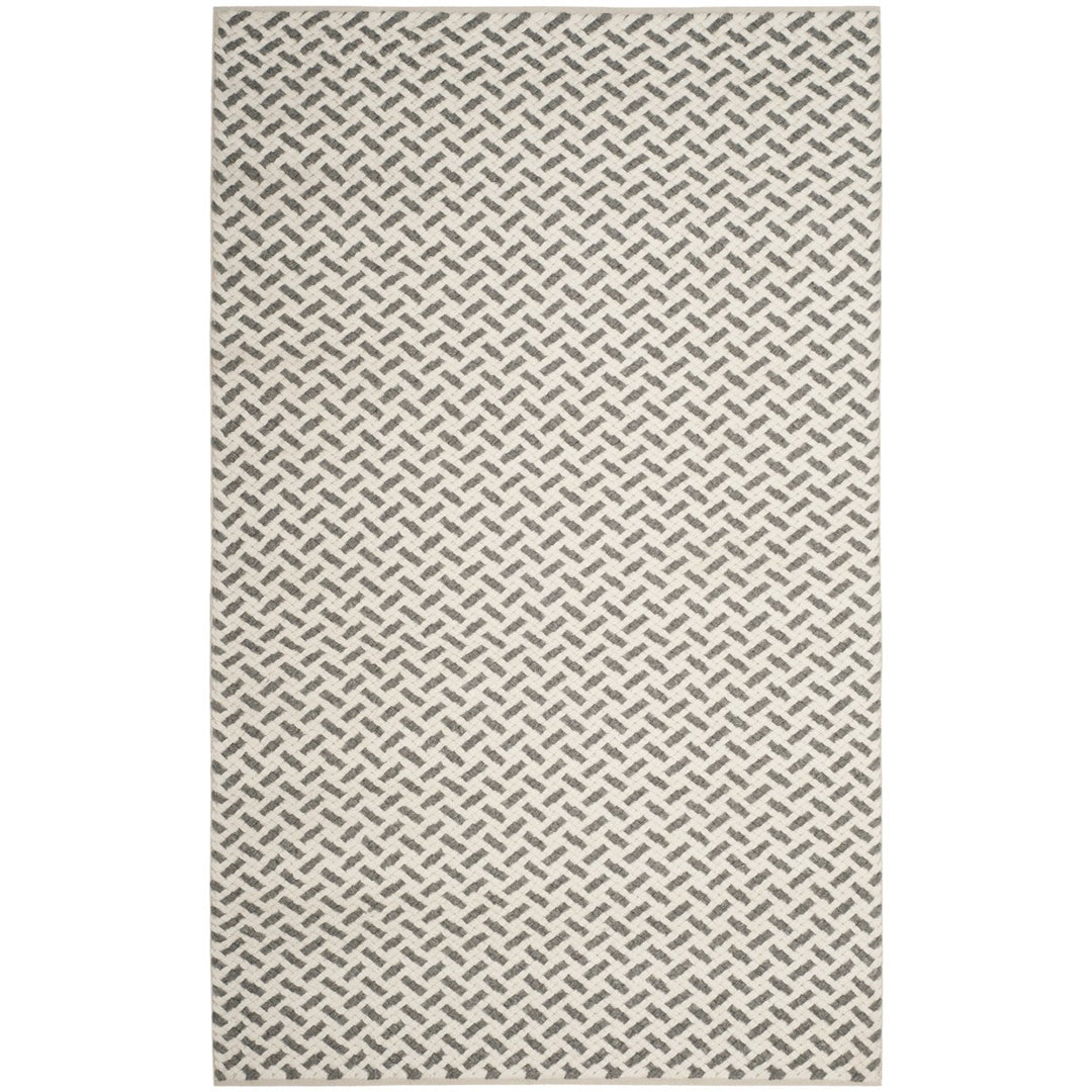 SAFAVIEH Natura NAT401A Handwoven Grey / Ivory Rug Image 1